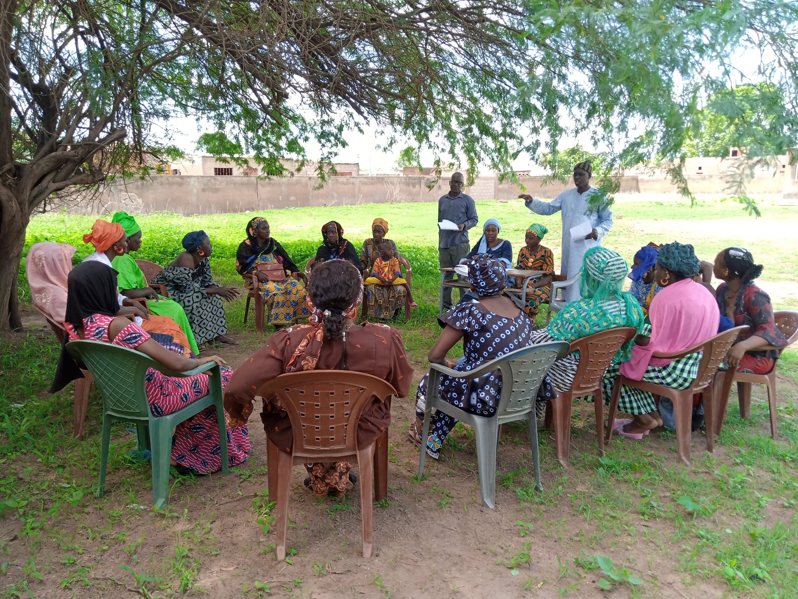 work session - women's group - JEC July Tambacouda